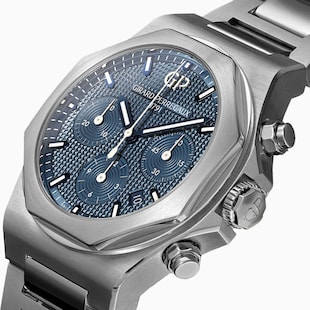 Girard Perregaux Laureato Blue 42mm Chronograph