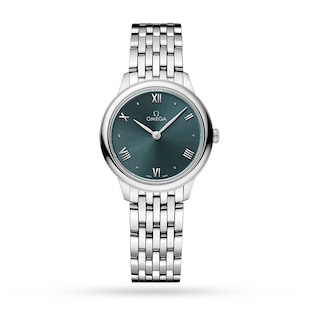 Omega De Ville Prestige Quartz 27.5mm Ladies Watch Green