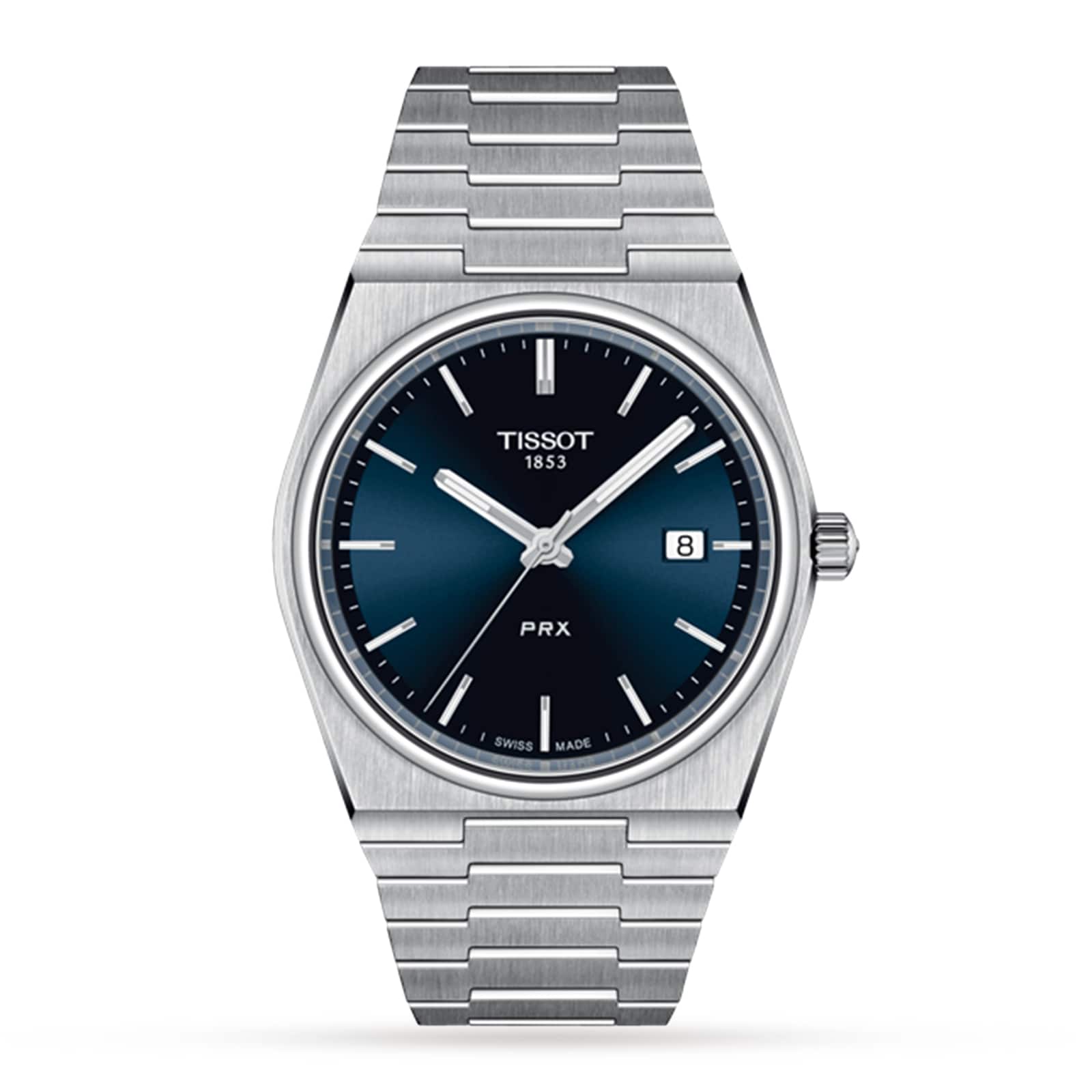 Tissot T-Classic PRX 40mm Mens Watch Blue