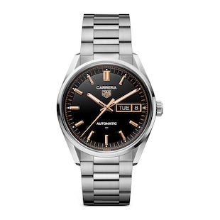 TAG Heuer Carrera Day-Date 41mm Mens Watch Black