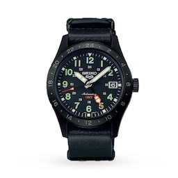 18960062 - Field Deception Mechanical GMT Mens Watch Black